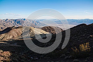 Mountain Landscape and Mojave Desert