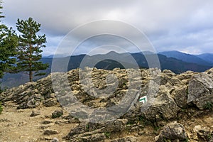 Mountain landscape from the Nosal peak. Tatry. Poland