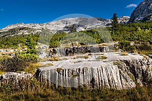 Mountain landscape, Piani Eterni, Dolomiti Bellunesi National Park, Italy