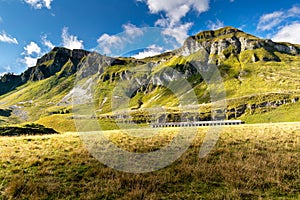 Mountain landscape, Piani Eterni, Dolomiti Bellunesi National Park, Italy