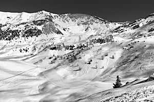 Mountain landscape, Pila, Italy