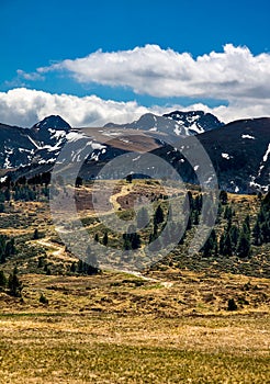 Mountain landscape in Pyrenees, France