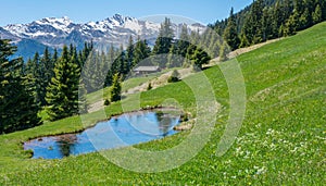 Mountain landscape. Ridanna Valley, South Tyrol, Trentino Alto Adige, Italy