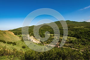 Mountain landscape. River