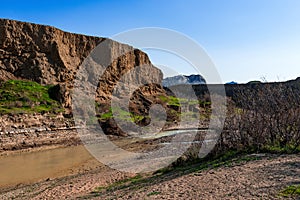 Mountain landscape. River