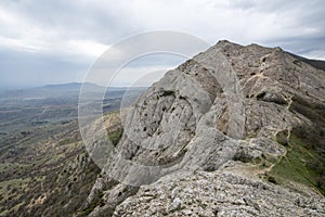 Mountain landscape. Rocky peak