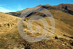 Mountain landscape in Rodnei mountains, Romania