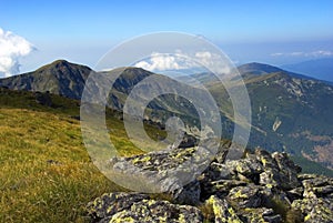 Mountain landscape in Romania