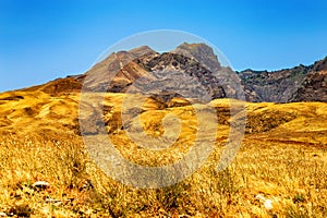 Mountain landscape, Santo Antao Island, Cape Verde, Cabo Verde, Africa