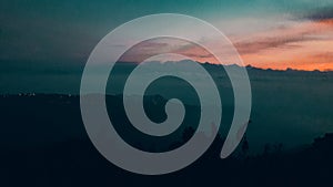 Mountain landscape scenery