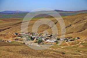 Mountain landscape from the southern region of Azerbaijan Masalli