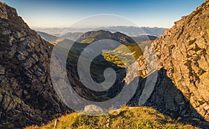 Mountain Landscape at Sunset