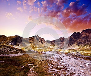 Mengusovská dolina, Vysoke Tatry High Tatras, Slovakia.