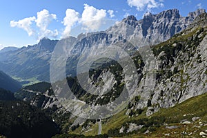 Mountain landscape at Susten pass