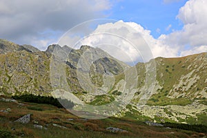 Mountain landscape in Tatras