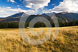 Mountain landscape, Tatry photo