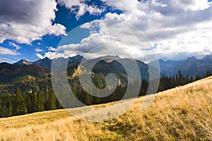 Mountain landscape, Tatry photo