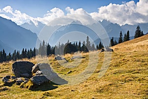 Mountain landscape, Tatry photo