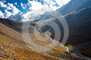 Mountain landscape of Tien Shan.