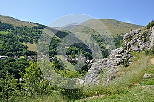 Mountain landscape in Valloire