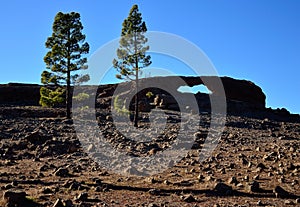 Mountain landscape, Ventana del Nublo photo