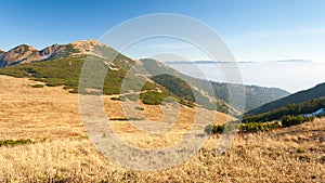 Mountain landscape in the Vratna valley.