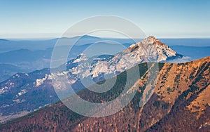 Mountain landscape in the Vratna valley.