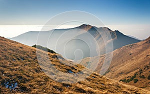 Mountain landscape in the Vratna valley.