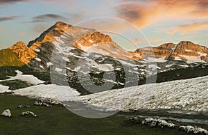 mountain landscapes of abkhazia