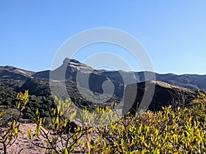 Mountain landscapes of Ongamira in the Cordoba Mountains, Argentina photo