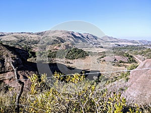 Mountain landscapes of Ongamira in the Cordoba Mountains, Argentina photo