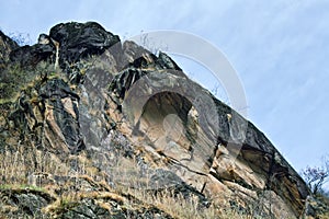 Mountain landscapes of spring time