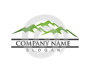 Mountain Logo Business Template Vector