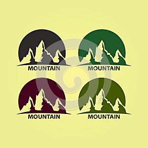 Mountain logo design. Company logo, icon