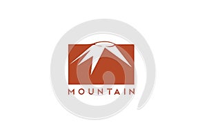 Mountain logo template