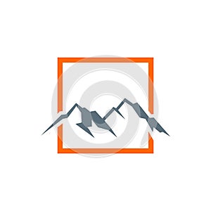 Mountain logo template Illustration Design. Vector EPS 10