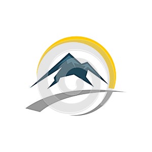 Mountain Logo Template Illustration Design. Vector EPS 10