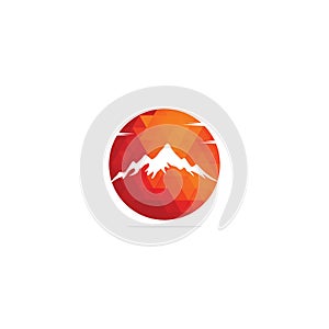 Mountain Logo Template Vector