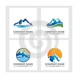 mountain logo vector template