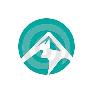 Mountain logo vector template symbol design