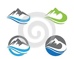 Mountain Logos and symbols template icons