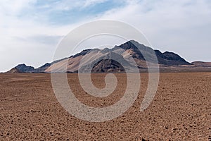 Mountain in lut desert in iran
