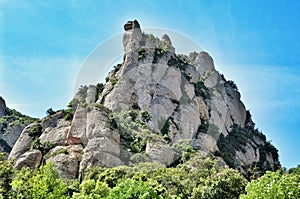 Mountain massive Montserrat