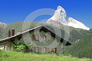 Mountain Matterhorn switzerland alps