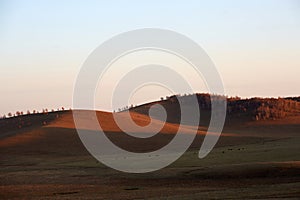 Mountain meadow autumn, Inner Mongolia, China