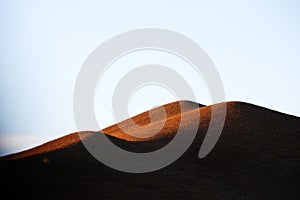 Mountain meadow and curve, Inner Mongolia, China