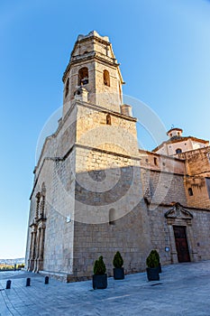 Mountain medieval city in Spain photo