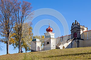 Mountain Monastery of Mother of God,  Horni Hedec village, Kraliky town, East Bohemia, Czech republic