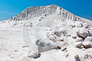 Mountain of natural salt