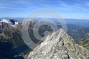 Mountain nature blue sky green park wood clouds lake reflex nice